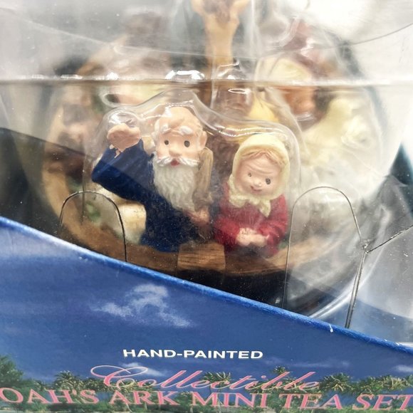 Vtg Ranger International Noahs Ark Mini Tea Set Hand Painted Collectible 1994 - Picture 7 of 8